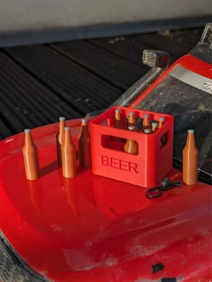 1:10 RC Crawler Zubehör Bierkasten mit 12 Bierflaschen/Scale Deko Accessoire - Bild 1 von 4