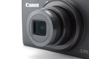Canon PowerShot S95 10.0MP Compact Digital Camera Black From Japan - Picture 1 of 8