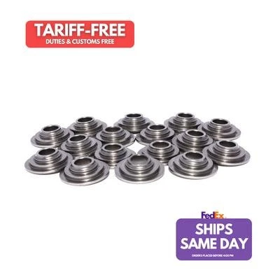 Comp Cams 1777-16, Set of 16 Natural Steel Valve Spring Retainers - L/W Tool Ste - Image 1 of 4