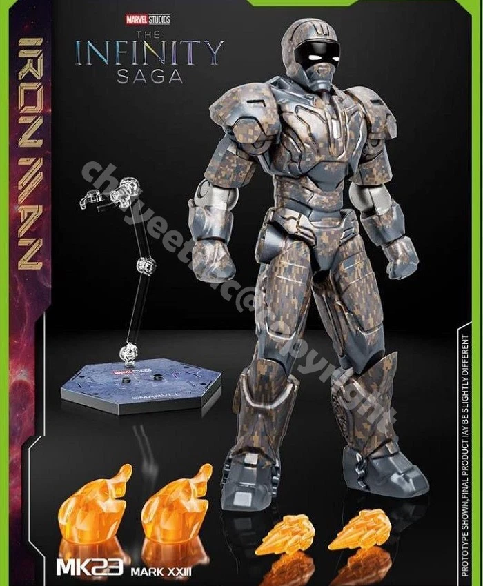 YuanYe Marvel IRON MAN Ironman Infinity SAGA MK23 Poseable Figure Model Kit - Image 1 of 1