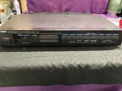 Sintonizador estéreo AM/FM Yamaha Natural Sound T-30 16 preajustes manual etc probado funciona Foto 1 de 4