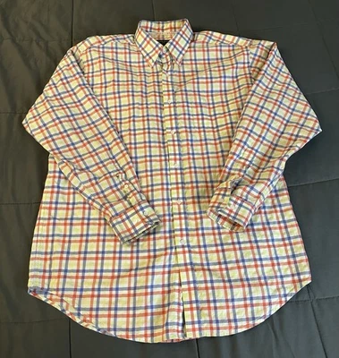 bobby jones collection mens shirt xl multi color Collared Long Sleeve Button Up - Image 1 of 4