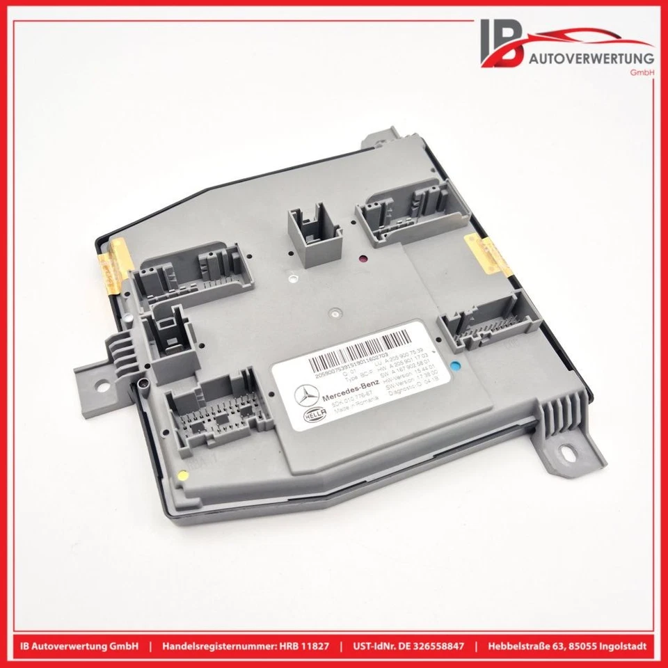 Steuergerät Bordsteuergerät vorne A2059007539 MERCEDES C-KLASSE C220 D S205 - Image 1 of 4