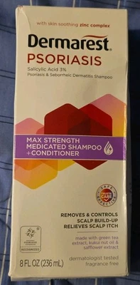 Dermarest Psoriasis Medicated Shampoo Plus Conditioner Exp 02/2028 - Image 1 of 2