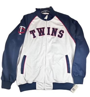 Chaqueta deportiva XL para hombre Minnesota Twins MLB forrada blanca Foto 1 de 4