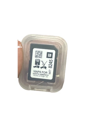 Cadillac Chevrolet GMC GPS Navegación Tarjeta SD Mapa OEM usado número de pieza 84778245 Foto 1 de 2