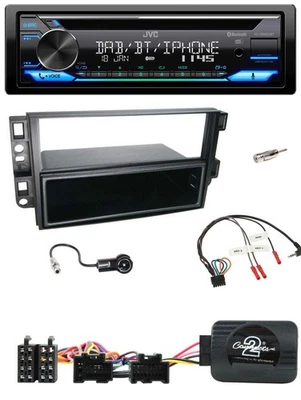 JVC Bluetooth Lenkrad USB DAB CD Autoradio für Chevrolet Aveo Captiva 2006-2011 - Bild 1 von 4