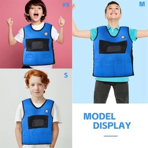 Chalecos ajustables con peso para niños compresión sensorial presión profunda Austim TDAH - Imagen 1 de 21