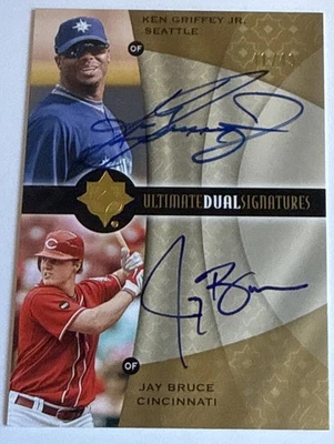 UD Ultimate Collection 2009 Ken Griffey Jr. y Jay Bruce doble automático/49 Foto 1 de 2
