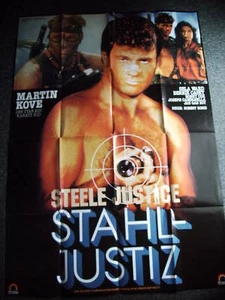 Filmplakat-Kinoplakat-Stahl Justiz-Martin Kove-DIN A 0 - Bild 1 von 1