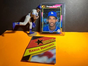 1992  STARTING LINEUP   Ramon Martinez  With  Card     Los Angeles Dodgers - Picture 1 of 3