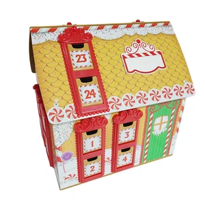 Christmas Advent Calendar Refillable Gingerbread House Vintage KidKraft - Picture 1 of 7