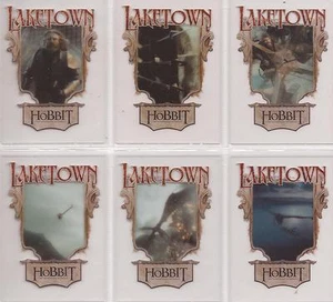 Der Hobbit Einöde von Smaug - "Lake-town" Set 6 Acetat Verfolgungsjagd Karten #LT1-6 - Bild 1 von 1
