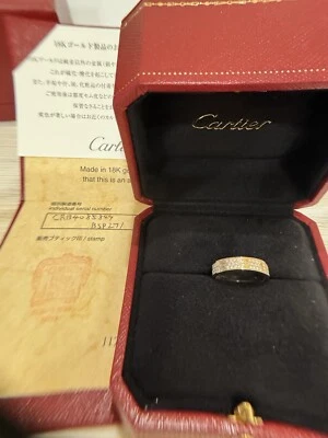 Love Ring, Small Model Paved. Size 49 Rose Gold - Image 1 of 4