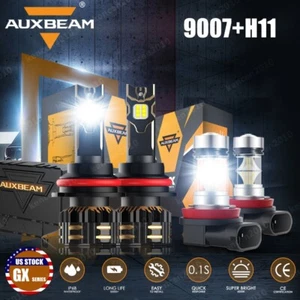 GX Serie CANBUS 6000K LED Headlight Hi/Lo Fog Lights For Nissan Xterra 2005-2015 - Picture 1 of 12