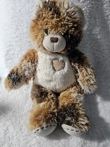 Costruisci un orso officina orsacchiotto peluche Calico Champ cucitura cuore marrone 16,5" - Foto 1 di 13