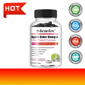 Apple Cider Vinegar Supplements - Supports body detoxification - Picture 1 of 12