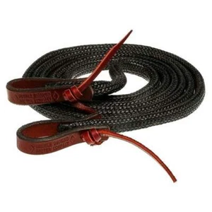Double Diamond Flat Waxed Nylon Roping Rein - Picture 1 of 4