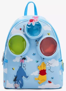 NWT Loungefly Disney Winnie the Pooh Eeyore and Piglet Balloon Mini Backpack - Picture 1 of 4