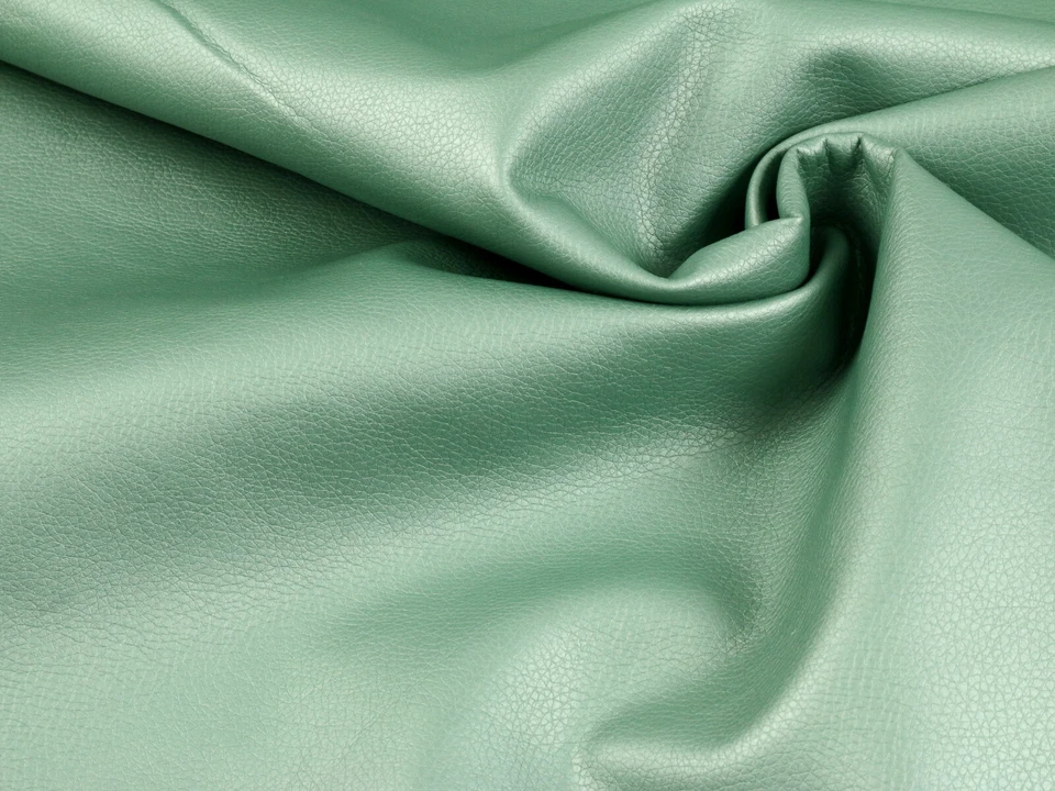 LEDERIMITAT Nappa Brilliant Stoff Kunstleder Polster PATINAGRÜN EUR 15,98/m - Bild 1 von 1
