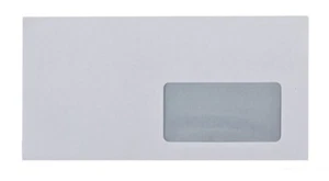 1000 pezzi buste DIN lunghe SK bianche con finestra 110x220 DL autoadesive - Foto 1 di 2