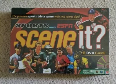 New 2005 Scene It? Sports ESPN The DVD Board Game Sealed - Image 1 of 3