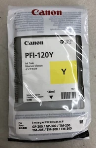 Canon PFI-120Y Tintentank gelb imagePROGRAF TM-200 TM-300 TM-305 GP-200 GP-300 - Bild 1 von 1