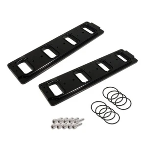 CBM MOTORSPORTS LS3 INTAKE MANIFOLD TO LS7 CYLINDER HEADS BILLET ADAPTER KIT BLK - Bild 1 von 4