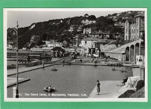 Canoe Lake & Esplanade Ventnor IOW RP pc unused Nigh AD934 - Picture 1 of 2