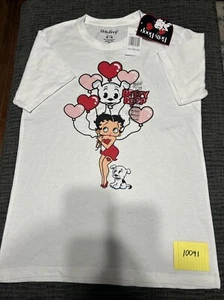 Betty Boop Heart Balloons Women's Shirt--Medium--NWT 10091 - Picture 1 of 3