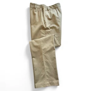 L.L. Bean Womens Classic Fit Khaki Chino Pants Hidden Elastic Waist Size 6 - Picture 1 of 12