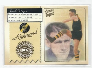 2004 Conquest Team of the Century Captain (TCC9) Jack DYER Richmond - Picture 1 of 1