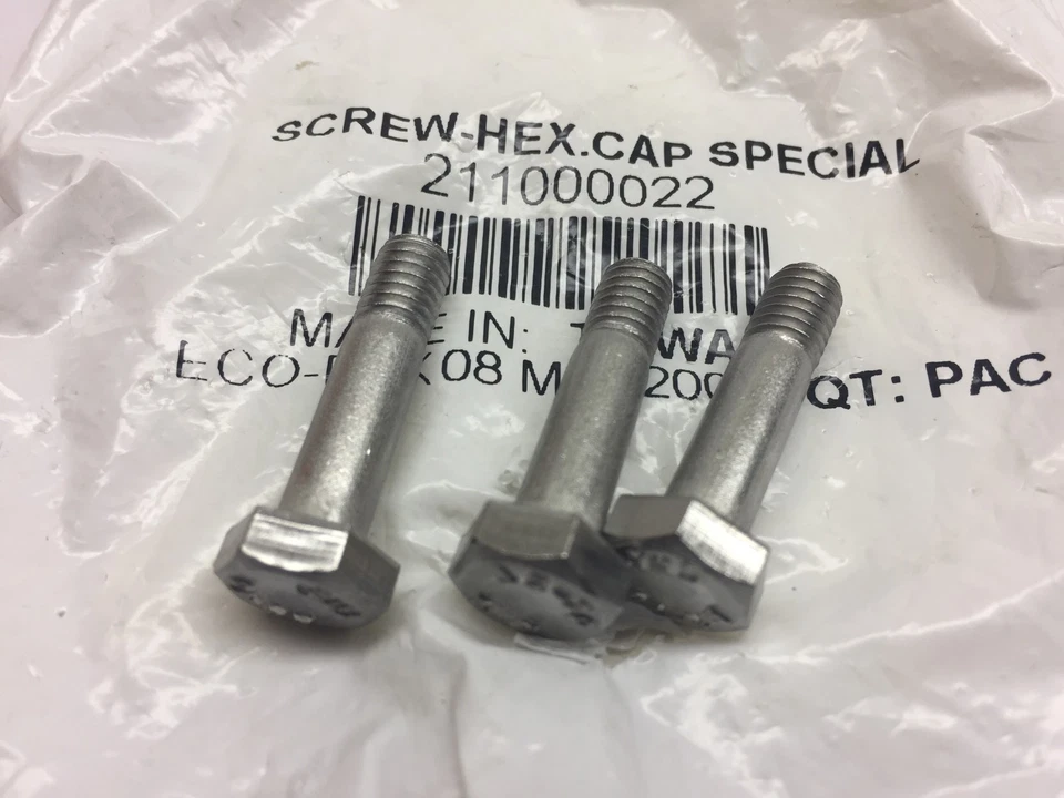 CANTIDAD 3 NUEVO OEM BRP SEA-DOO GTX GTI TORNILLO HEXAGONAL 211000022 Foto 1 de 1