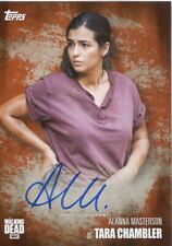 Walking Dead Season 5 Rust [99] Autograph Card Alanna Masterson as Tara Chambler
