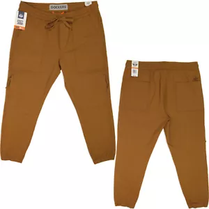Dockers Utility Ripstop Joggerhose - L-NEU - $ 72 Kordelzug Smart 360 Flex hellbraun - Bild 1 von 4