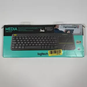 Logitech K400 Plus Kabellose Touch TV Tastatur mit einfacher Mediensteuerung - Bild 1 von 5