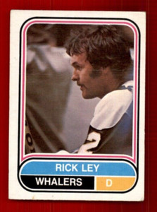 1975-76 O-Pee-Chee WHA #14 Rick Ley EX-EX+