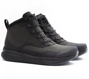 SCARPE SHOES STIVALI MOTO MOMO DESIGN WATERPROOF FIREGUN 3 MILITARY GREEN TG 45 - Picture 1 of 5