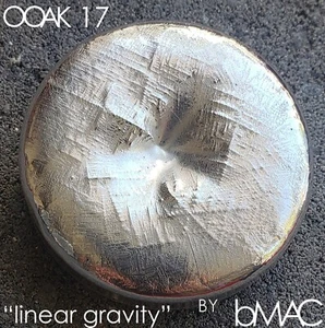 .999 SILVER 5 oz. ONE OF A KIND SILVER BY bMAC HAND POURED NATURALLY CREATED #17 - Picture 1 of 8