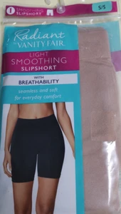 Vanity Fair Radiant Coll. Slip Short Light Smoothing Seamless Nude S/5 #SPLK - Picture 1 of 1