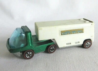 Hot Wheels De Colección 1:64 1969 Redline Heavyweights Van Lines Spectra Green HK Casi Nuevo Foto 1 de 4