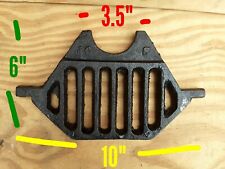 Vintage old Antique Iron Fire Grate Grill original fireplace rare late 1800,s 