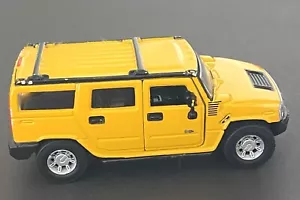 Maisto Custom w/Real Riders Yellow Hummer H2 1:46 - Picture 1 of 8