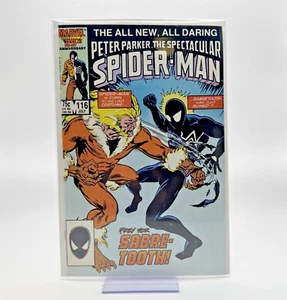 Peter Parker, The Spectacular Spider-Man #116 1986 | Direct Edition | VF/NM🔑 - Picture 1 of 14