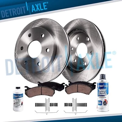 12.54 inch Front Brake Rotors Ceramic Brake Pads for Toyota Tacoma 4Runner 6-Lug - Image 1 of 4