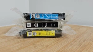 Genuino Epson Amarillo 252, Cian 220, Negro 125 Sellado de Fábrica Fuera de Caja - Imagen 1 de 6