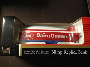 Dairy Queen Blimp Replica Bank Limited Edition Die Cast Metal - Picture 1 of 6