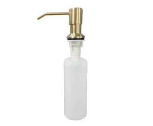 304Stainless Steel Sink Soap Dispenser Built-In Pump Brushed Nickel  Black  Gold - Picture 1 of 38