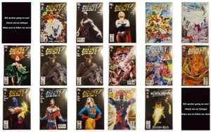 LOTE DE 16 NÚMEROS DE LA SOCIEDAD DE JUSTICIA DE AMÉRICA 1 2 3 5 6 7 8 9 POWER GIRL 23 NEGRO ADAM - Imagen 1 de 21