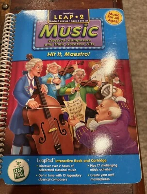 Music Hit it, Maestro! Leapfrog LeapPad Leap 2 Interactive BOOK ONLY - Image 1 of 4